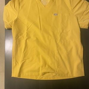 Mens Figs Scrub Set XL  Yellow